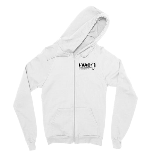 White IVAC Full-Zip Hoodie