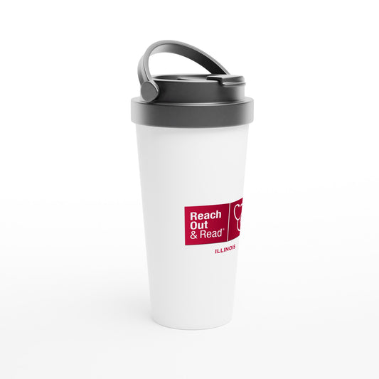 Reach Out and Read 15oz Stainless Steel Travel Mug